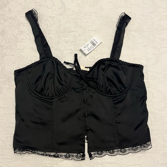 PacSun Lace Trim Bustier Tank Top - Picture 5 of 6